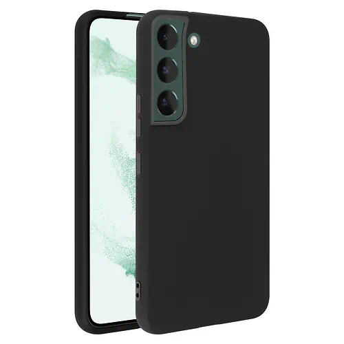 Funda de Silicona Negra Samsung Galaxy S22 Plus