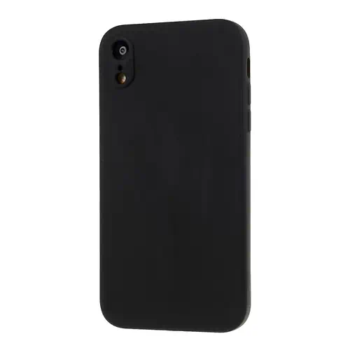 Coque en Silicone Noire pour iPhone XR