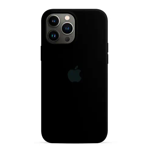 Coque en Silicone Noir iPhone 14 Pro Max