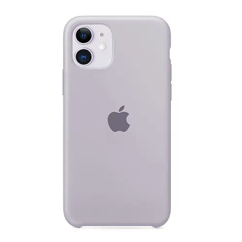Coque en Silicone Rose Cendré iPhone 11
