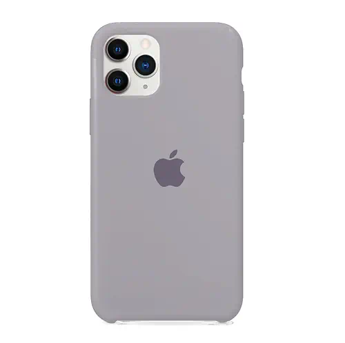 Coque en Silicone Rose Cendré iPhone 11 Pro Max