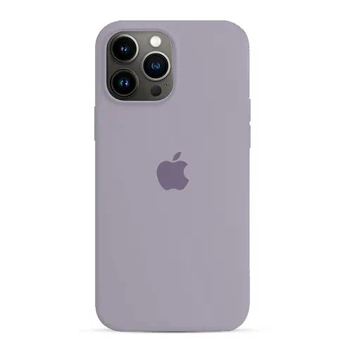 Coque en Silicone Rose Cendré iPhone 13 Pro Max