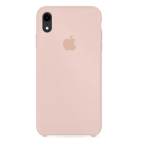 Coque en Silicone Rose Clair iPhone XR