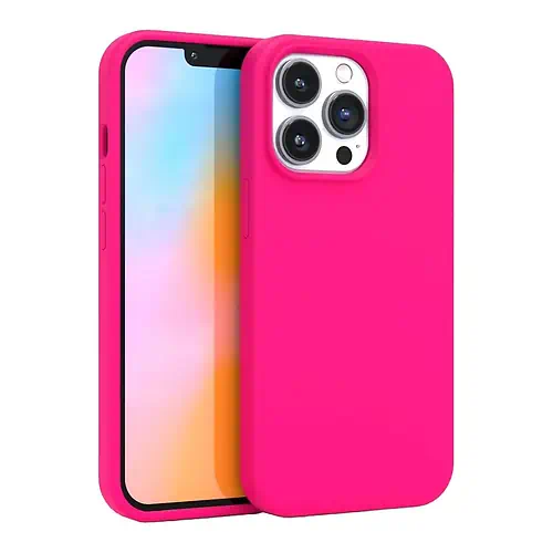 Coque en Silicone Rose Simple iPhone 12 Pro Max