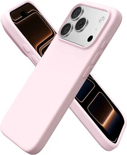 Coque en Silicone Rose Simple iPhone 17 Pro