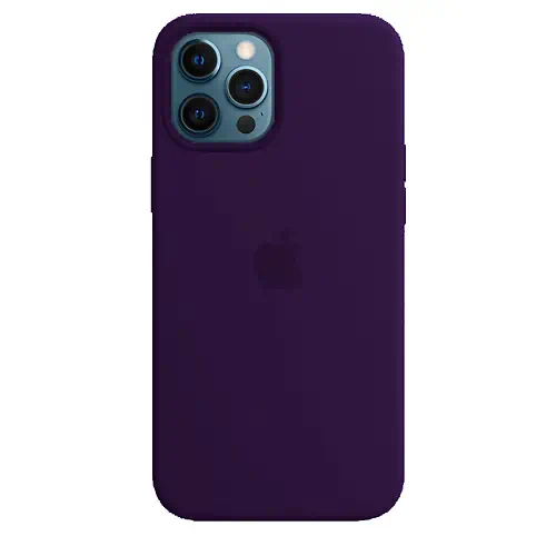 Coque en Silicone Violette iPhone 12 12 Pro