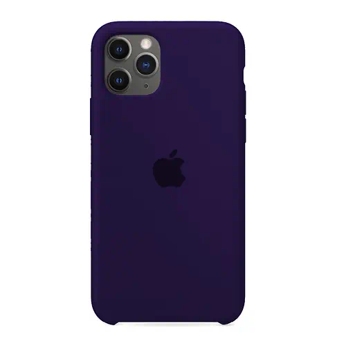 Funda de Silicona Morado iPhone 11 Pro