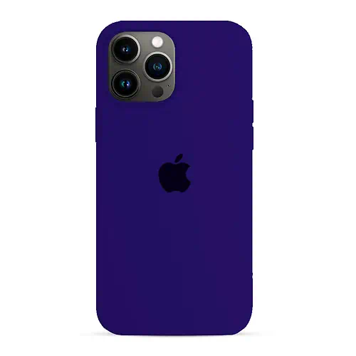Coque en Silicone Violet iPhone 13 Pro Max
