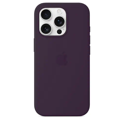Coque en Silicone Violet iPhone 15 Pro Max