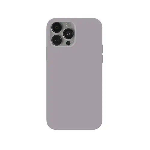 Coque en Silicone Simple Rose Cendré iPhone 11 Pro