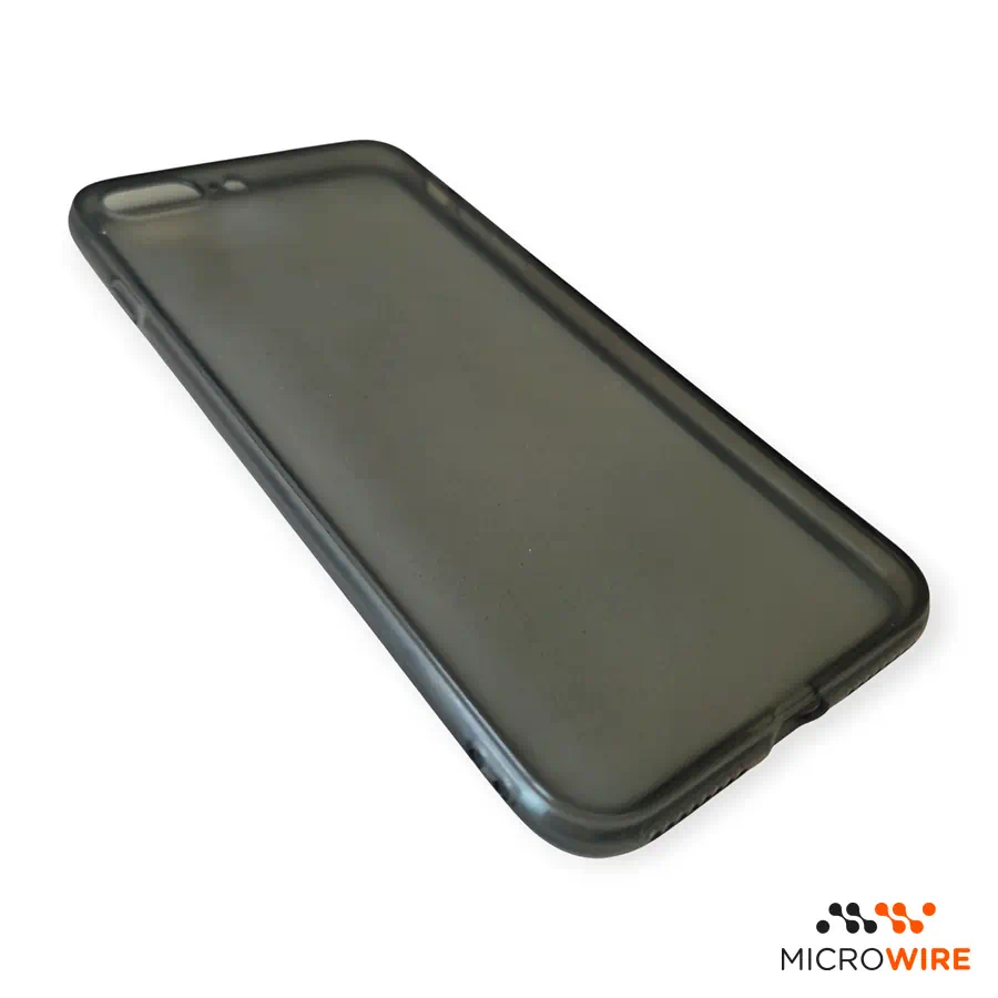 Coque en Silicone Gris Transparent iPhone 7 Plus 8 Plus