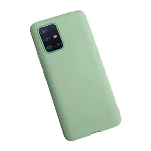 Funda de Silicona Verde Claro Samsung Galaxy A51