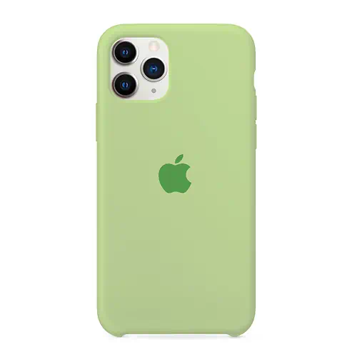 Coque en Silicone Vert Clair iPhone 11 Pro Max