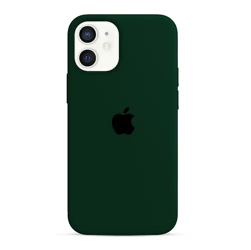 Coque en Silicone Vert Foncé iPhone 12 12 Pro