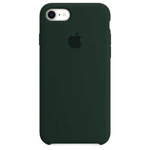 Coque en Silicone Vert Foncé iPhone 7 8 SE