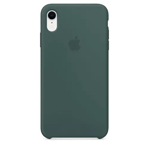 Coque en Silicone Vert Foncé iPhone XR