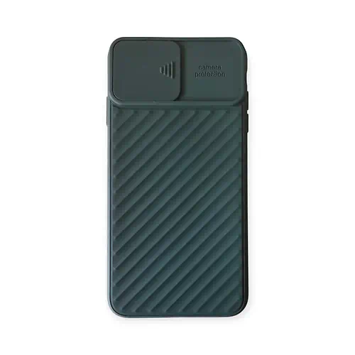 Coque en Silicone Verte avec Protection iPhone XS Max