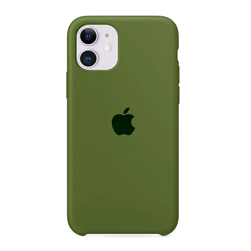 Coque en Silicone Verte iPhone 11