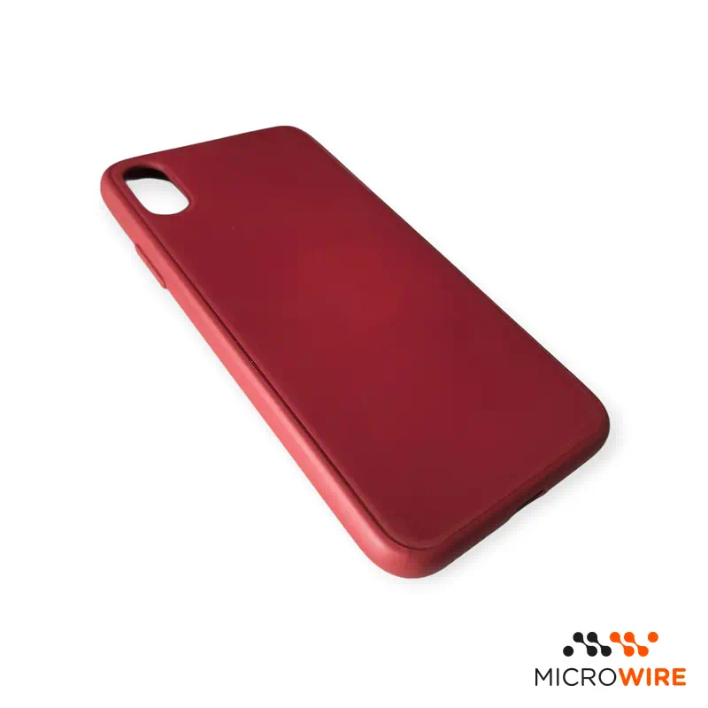 Red Mirror Silicone Case iPhone X XS