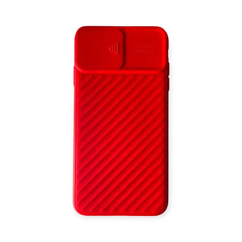 Coque en Silicone Rouge avec Protection iPhone XS Max