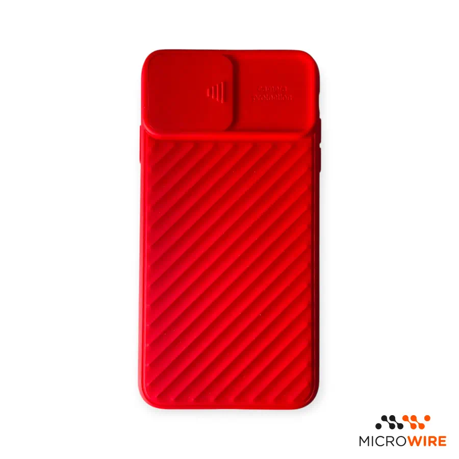Red Silicone Case with Protection iPhone X XS