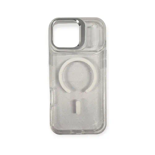 iPhone 17 18 Pro Max Transparent Glitter MagSafe Case