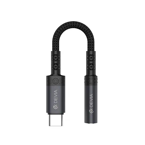 Devia Adaptateur USB-C vers Jack Audio 3.5mm