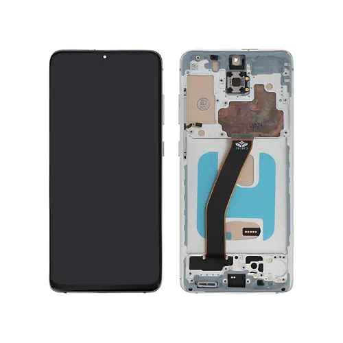 Écran Incell avec Cadre Blanc Samsung Galaxy S20 G980F G981B