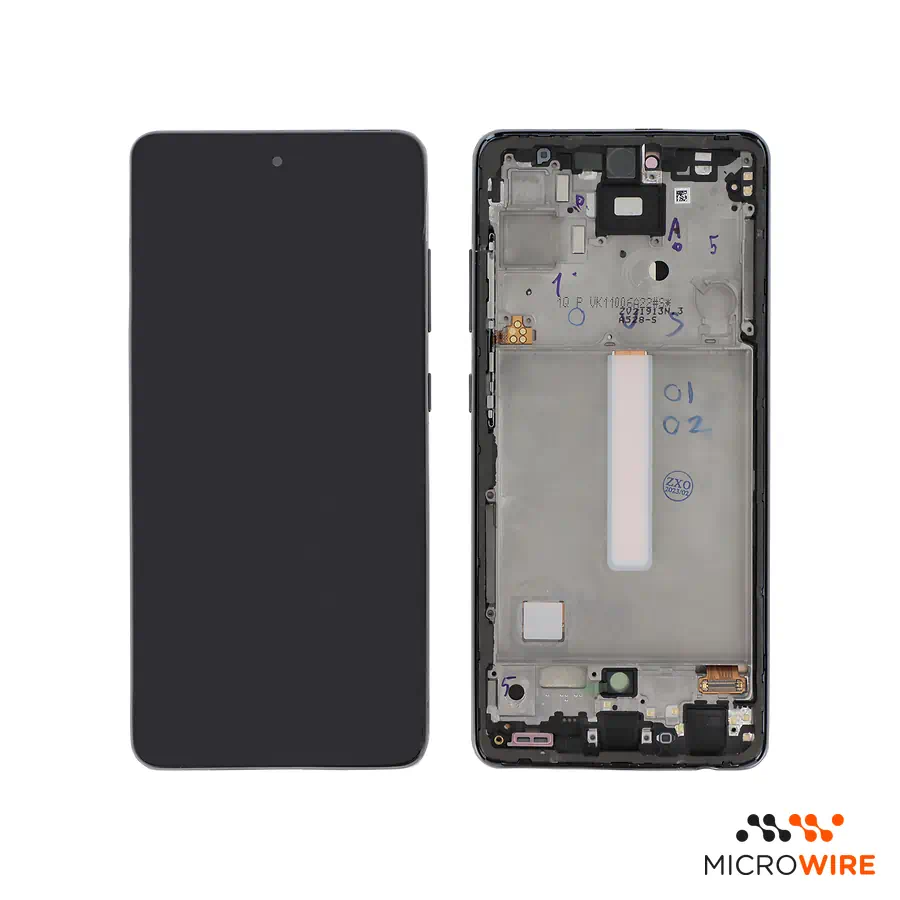 Ecrã LCD com Frame Preto Samsung Galaxy A52S 5G Soft OLED