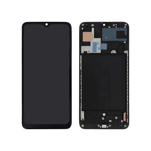 Screen LCD with Frame Black Samsung Galaxy A70