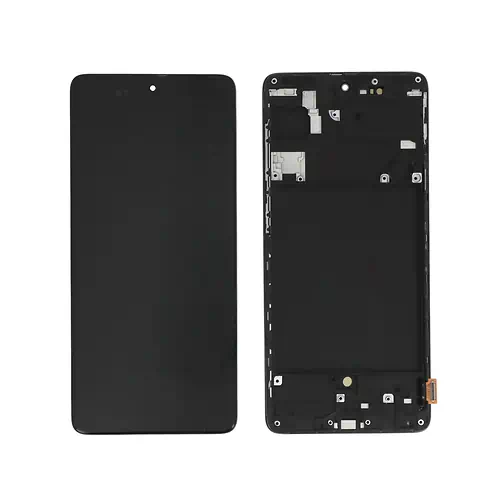Screen LCD with Frame Samsung Galaxy A71 A715F OLED