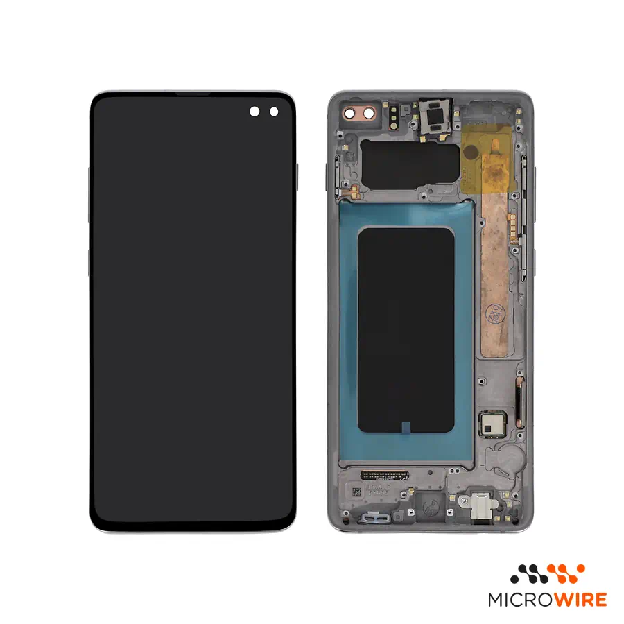 Screen LCD with Frame Samsung Galaxy S10+ Soft OLED
