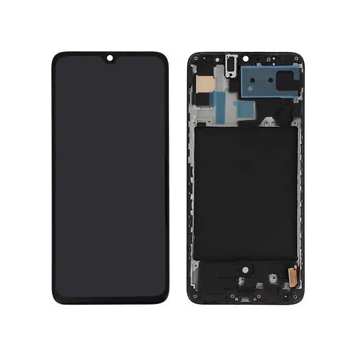 Screen OLED with Frame Black Samsung Galaxy A70
