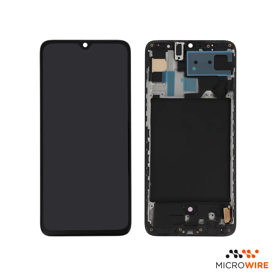 Ecrã OLED com Frame Preto Samsung Galaxy A70