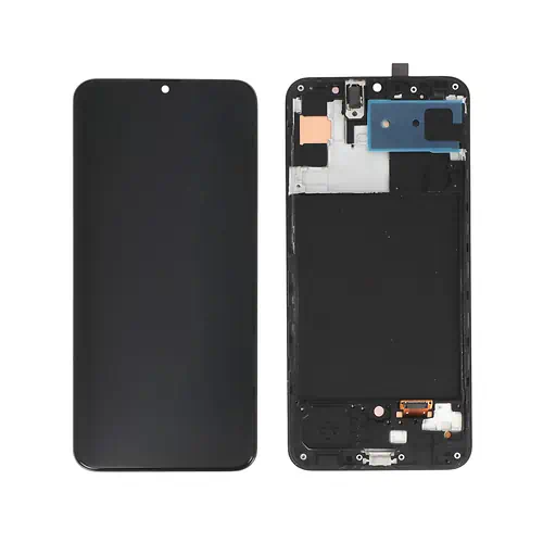 OLED Screen with Frame Samsung Galaxy A30s Black