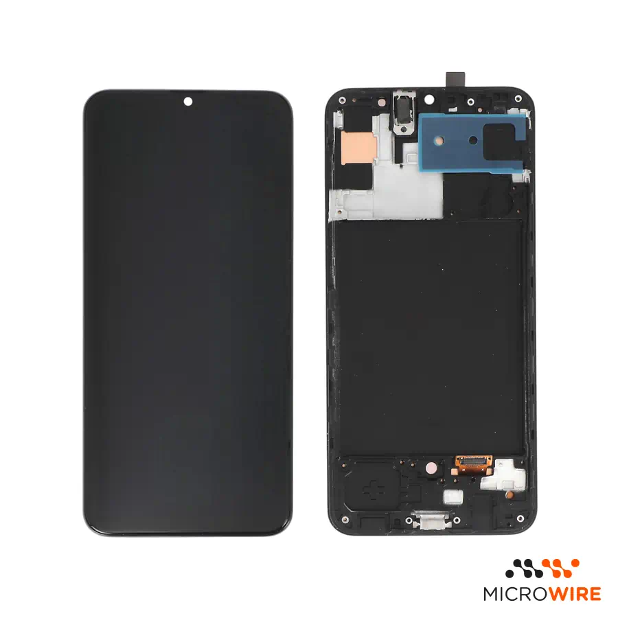 Ecrã OLED com Frame Samsung Galaxy A30s Preto