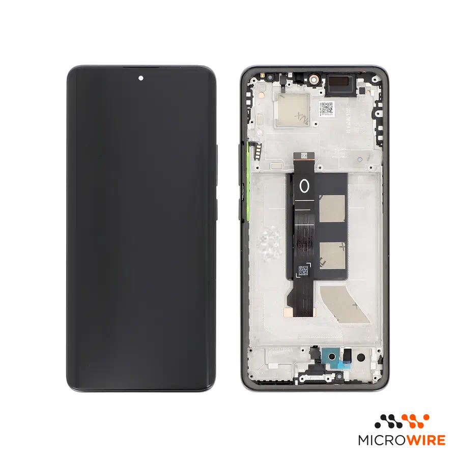 OLED Screen with Frame Xiaomi Poco X7 Black