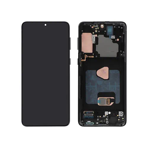 Reconstructed OLED Screen with Frame Samsung Galaxy S21 5G Black