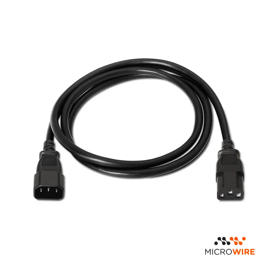 Power Cable Extension 1.5m Black