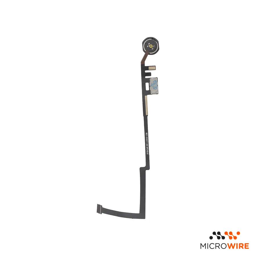Nappe Bouton Home iPad 5 6 Noir