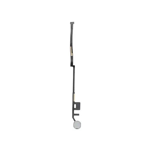 Flex Bouton Home et Capteur d'Empreinte Digitale iPad 7 8 9 Argenté