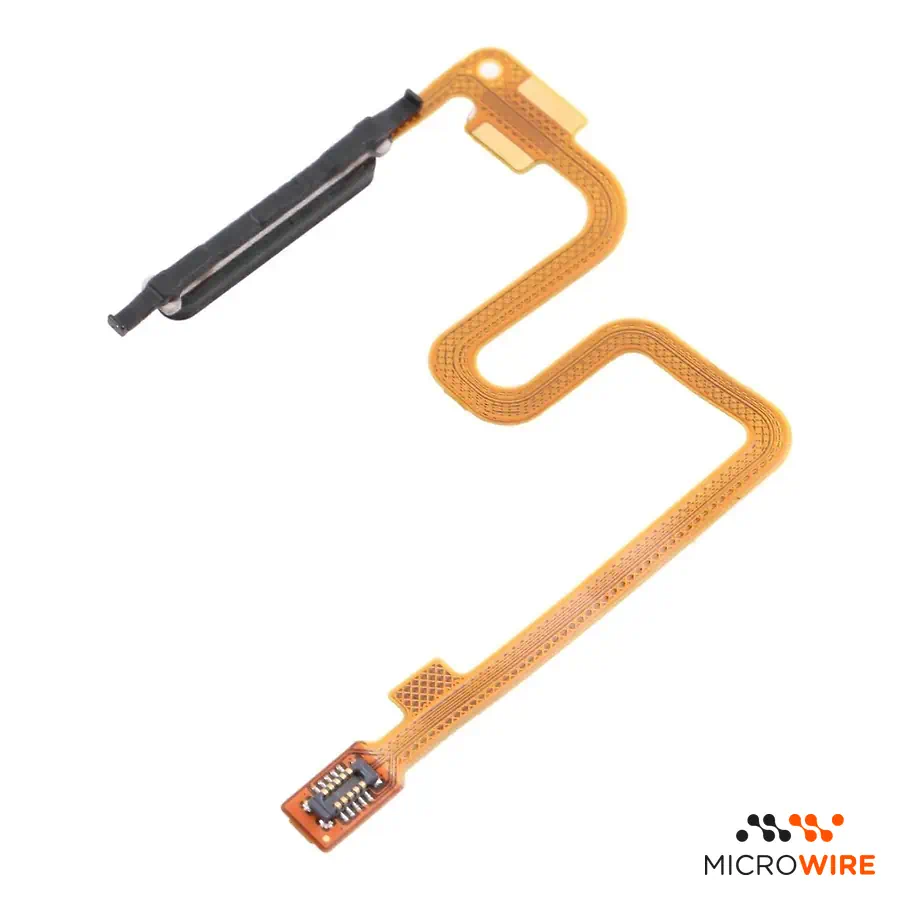 Flex Bouton Power et Capteur d'Empreinte Digitale Xiaomi Redmi Note 9 5G 9T 5G Noir