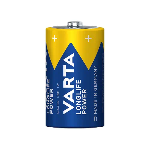 Kit 2 Pilhas Alcalinas D Longlife Power VARTA