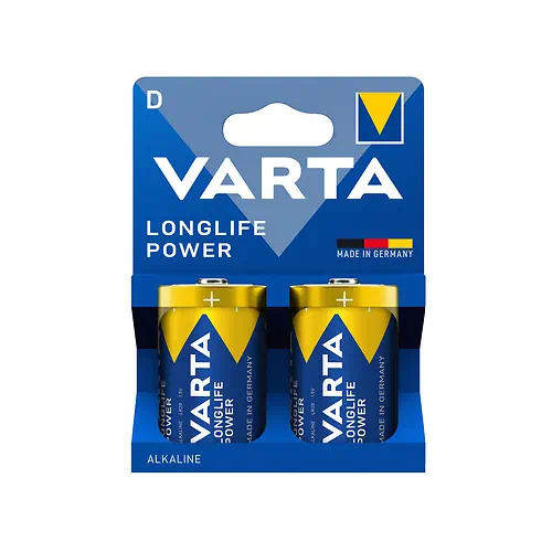 Kit 2 Pilhas Alcalinas D Longlife Power VARTA