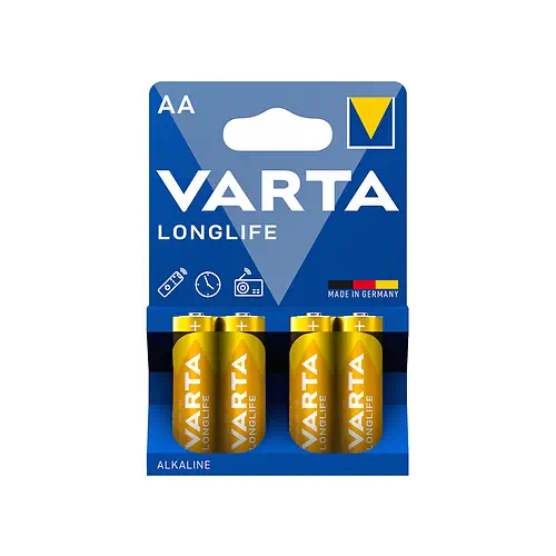 Kit 4 VARTA Longlife AA Batteries