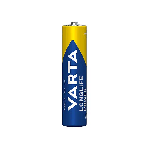 Kit 4 AAA Alkaline Batteries Longlife Power VARTA