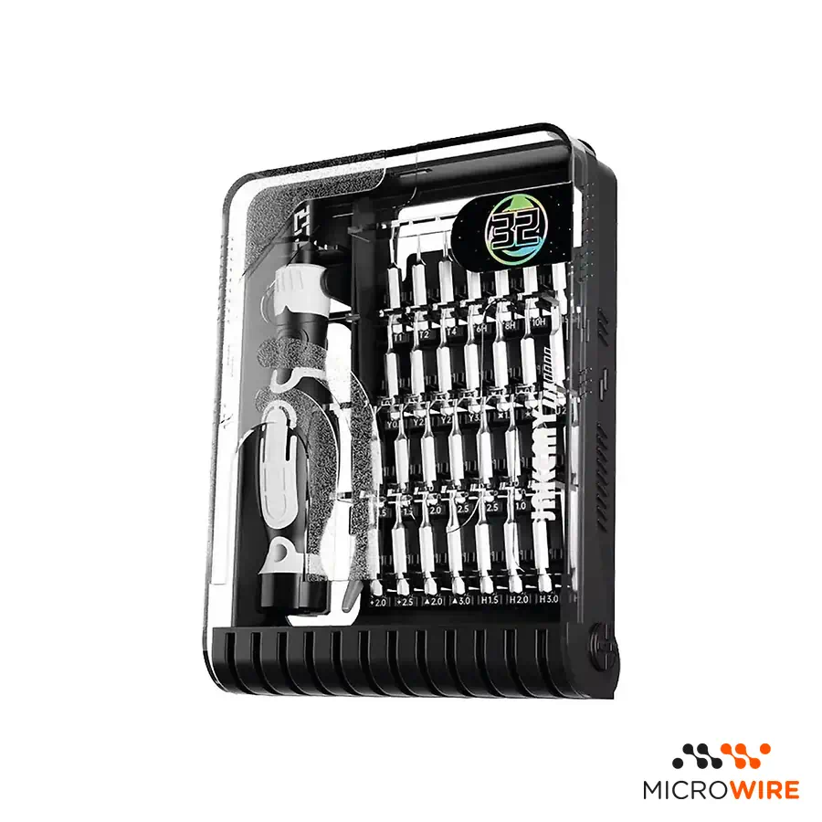 Screwdriver Kit 32 in 1 and Tweezers JAKEMY JM-8189A