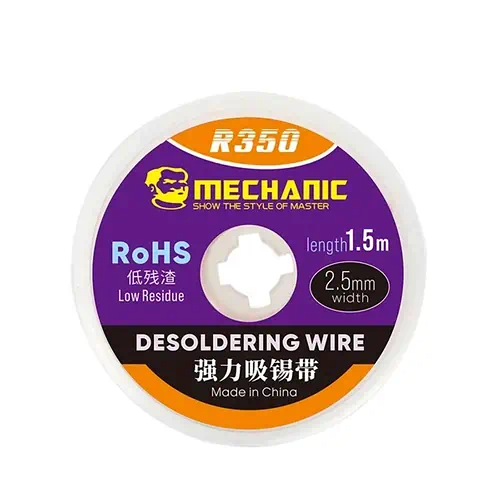 Mechanic Tresse à Dessouder 2.5MM 1.5M R350