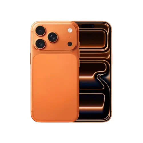 Modelo de Exposição iPhone 17 Pro Laranja