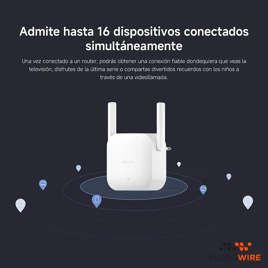 Répéteur de signal Xiaomi WiFi Range Extender N300 Blanc